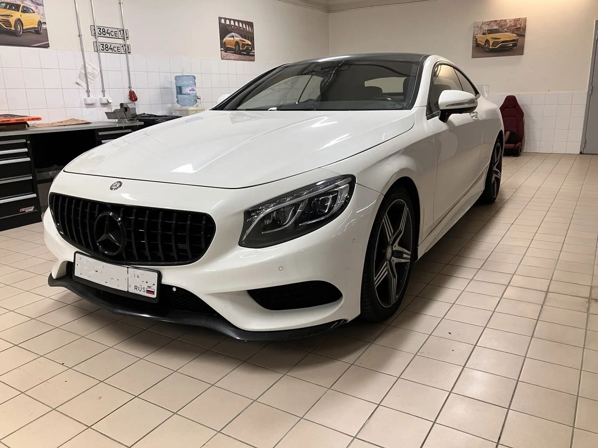 Mercedes-Benz S-Класс VI поколение (W222/C217) 500 4.7 AT 4Matic (455 л.с.) Base Белый 2014 с пробегом 99 994 км