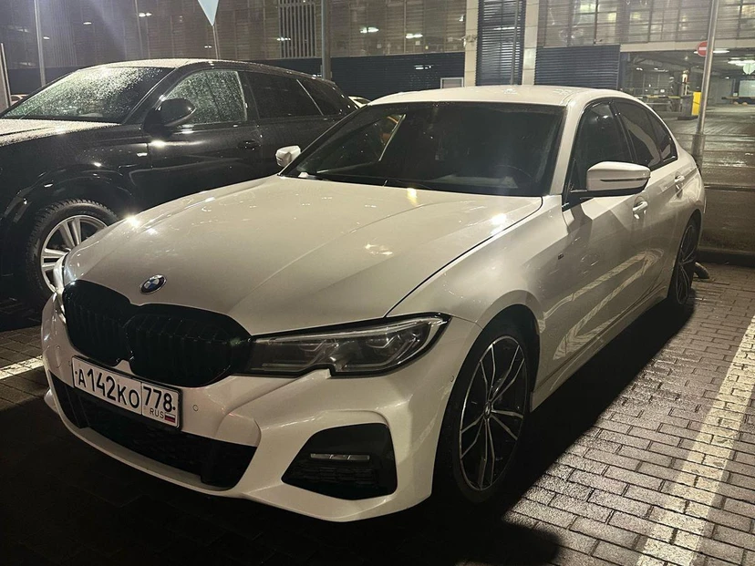 Автомобиль BMW 3 серии VII поколение (G20/G21/G28) 320 2.0d AT 4WD (190 л.с.) M Sport Pro Белый 2021 с пробегом 89 999 км