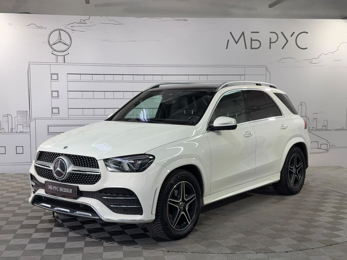Mercedes-Benz GLE II поколение (V167) 300 2.0d AT 4Matic (245 л.с.) Sport Plus Белый 2021 с пробегом 106 000 км