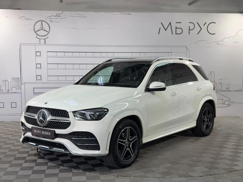Mercedes-Benz GLE II поколение (V167) 300 2.0d AT 4Matic (245 л.с.) Sport Plus Белый 2021 с пробегом 106 000 км