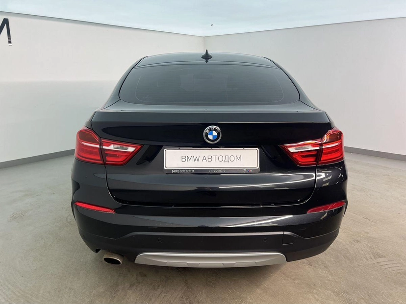 Автомобиль BMW X4 I поколение (F26) 2.0 AT 4WD (184 л.с.) M Sport Локальная сборка Чёрный 2018 с пробегом 82 594 км