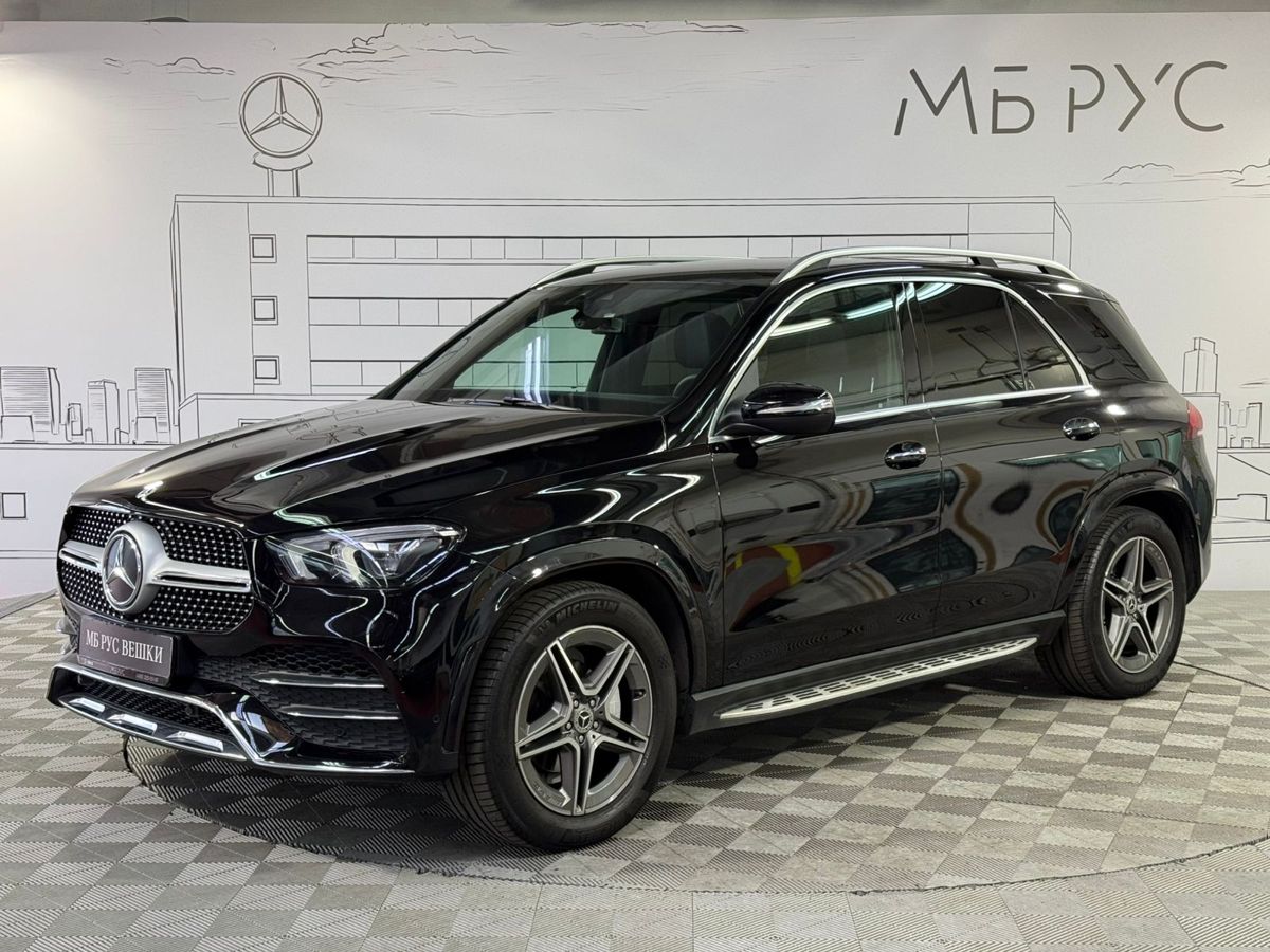 Mercedes-Benz GLE II поколение (V167) 300 2.0d AT 4Matic (245 л.с.) Sport Чёрный 2022 с пробегом 144 389 км
