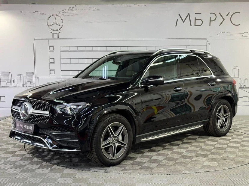 Mercedes-Benz GLE II поколение (V167) 300 2.0d AT 4Matic (245 л.с.) Sport Чёрный 2022 с пробегом 144 389 км