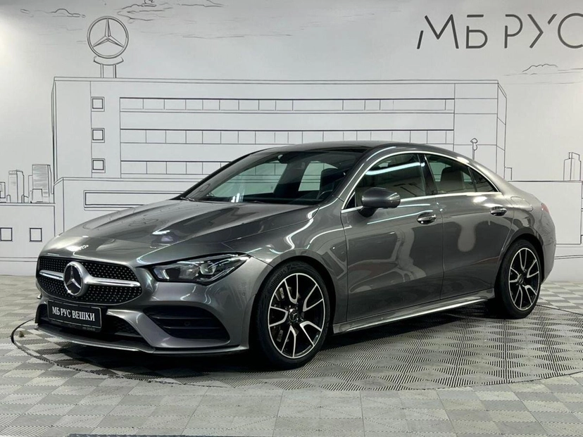Автомобиль Mercedes-Benz CLA II поколение (C118/X118) 200 1.3 AMT (150 л.с.) Sport Серый 2020 с пробегом 90 000 км