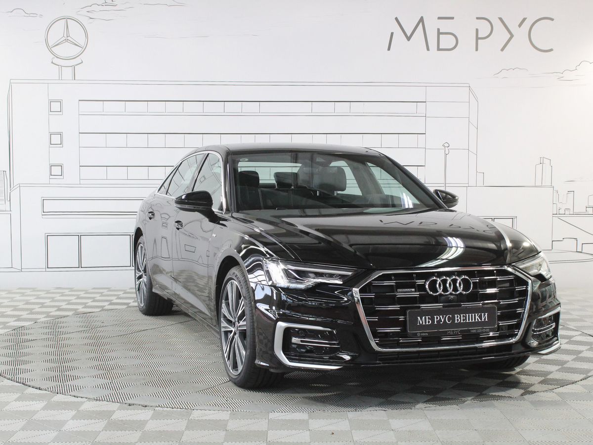 Автомобиль Audi A6 VI поколение (C9) 2.0 AMT 4WD (204 л.с.) Base Чёрный 2025 с пробегом 45 км