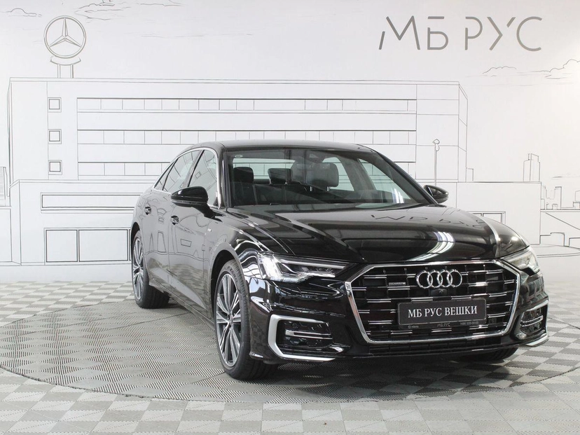 Автомобиль Audi A6 VI поколение (C9) 2.0 AMT 4WD (204 л.с.) Base Чёрный 2025 с пробегом 45 км