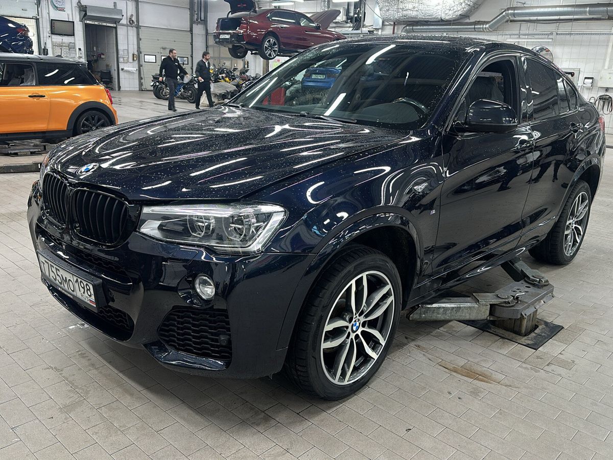 BMW X4 I поколение (F26) 3.0d AT 4WD (249 л.с.) Exclusive Локальная сборка Чёрный 2015 с пробегом 90 240 км