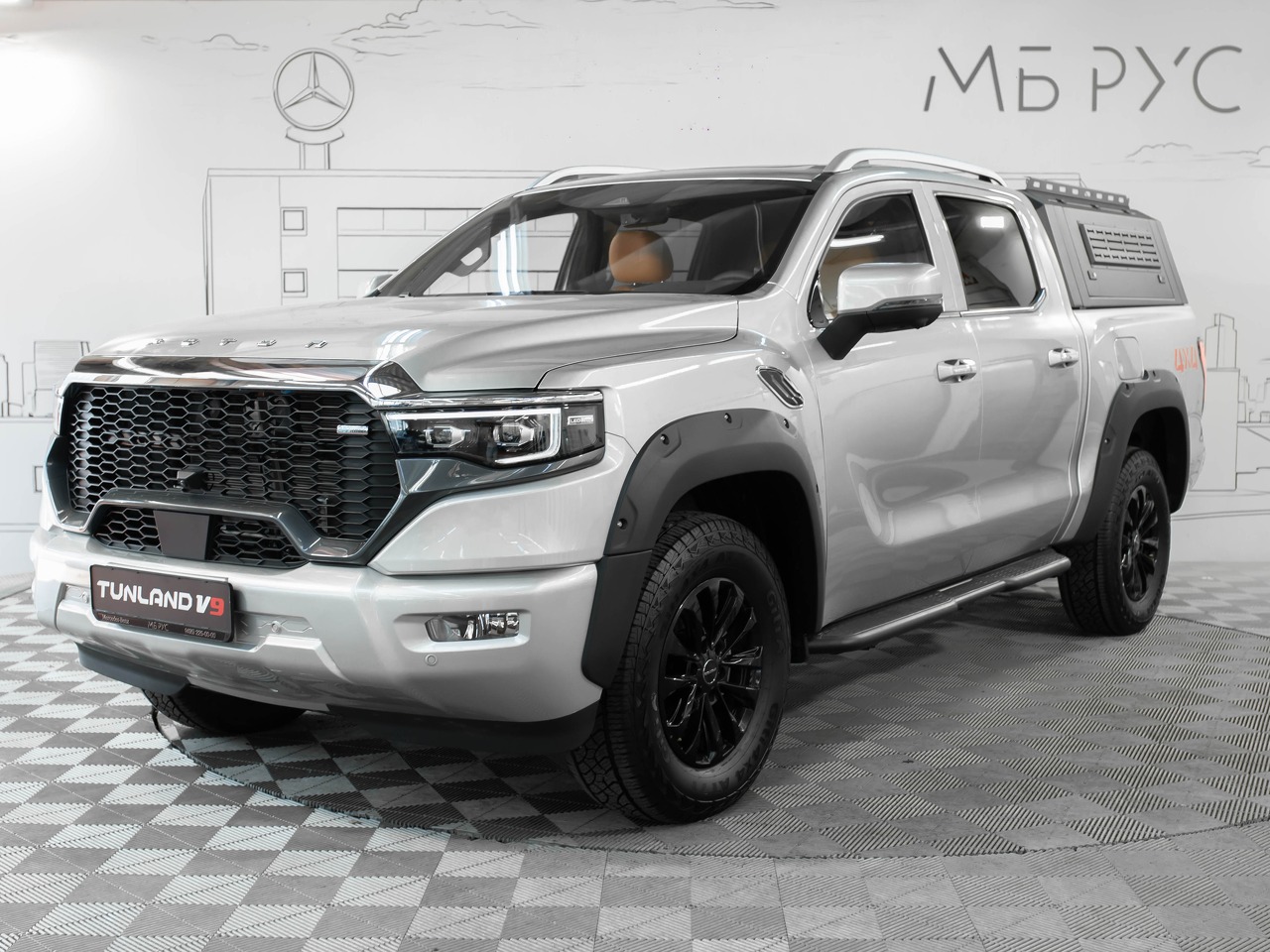 Foton Tunland V9 I поколение 2.0d AT 4WD (159 л.с.) Prestige Серебристый 2025 