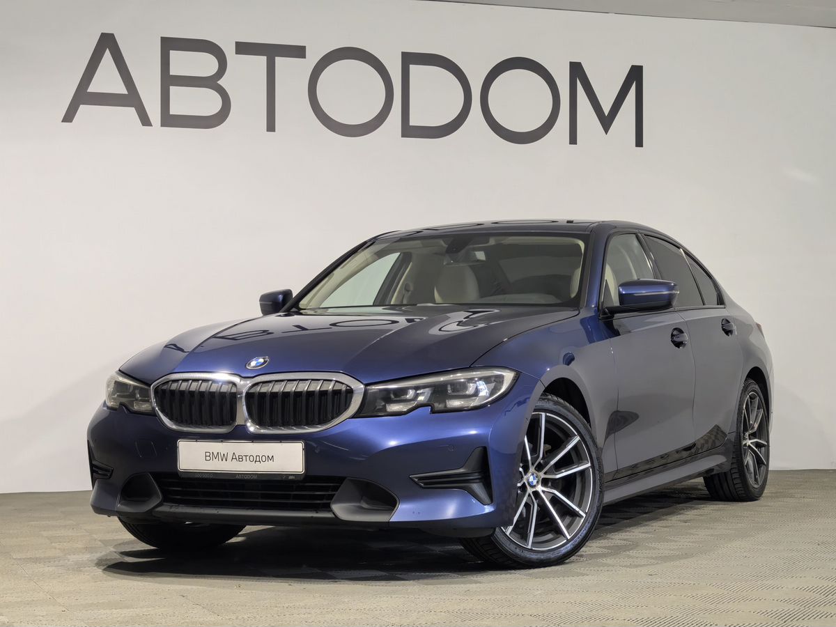 BMW 3 серии VII поколение (G20/G21/G28) 318 2.0d AT (150 л.с.) Sport Line Синий 2020 с пробегом 153 447 км