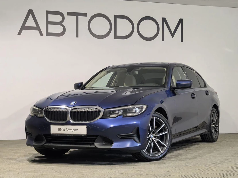 BMW 3 серии VII поколение (G20/G21/G28) 318 2.0d AT (150 л.с.) Sport Line Синий 2020 с пробегом 153 447 км