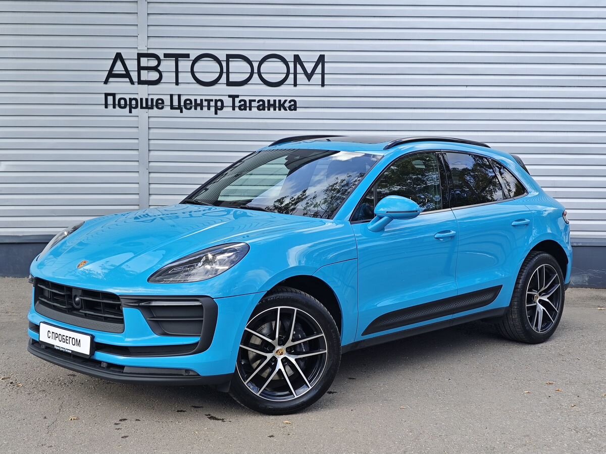 Porsche Macan I [2-й рестайлинг] 2.0 AMT 4WD (265 л.с.) Base Голубой 2022 с пробегом 59 024 км