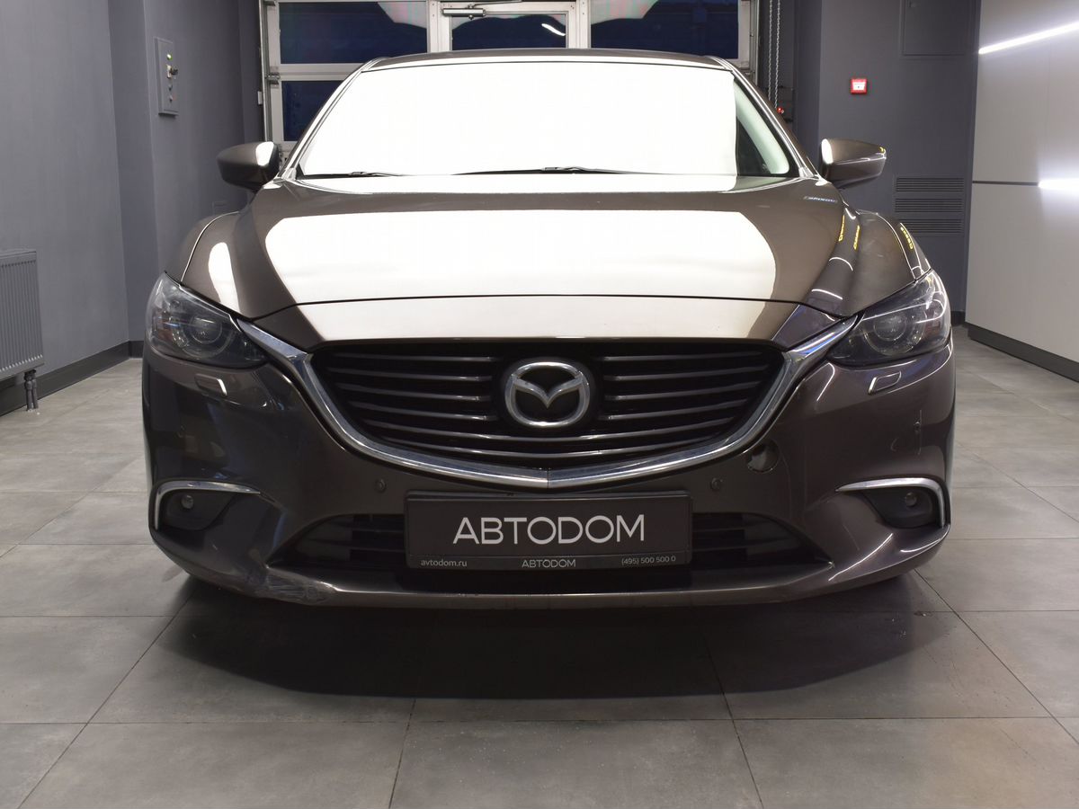Автомобиль Mazda 6 III (GJ) [рестайлинг] 2.0 AT (150 л.с.) Supreme Plus Коричневый 2016 с пробегом 86 935 км