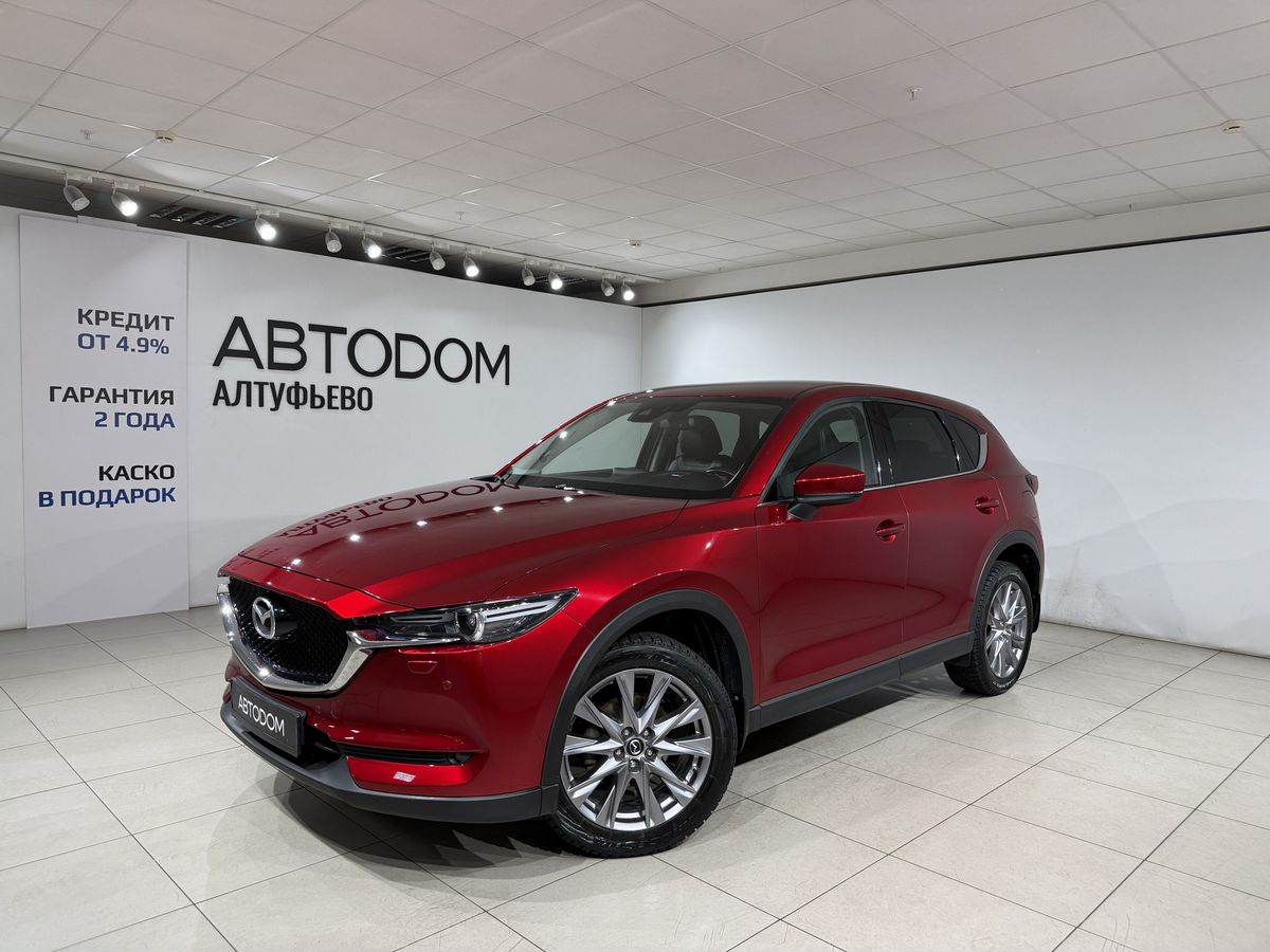 Автомобиль Mazda CX-5 II поколение 2.5 AT 4WD (194 л.с.) Supreme (2017-2020) Красный 2019 с пробегом 83 698 км