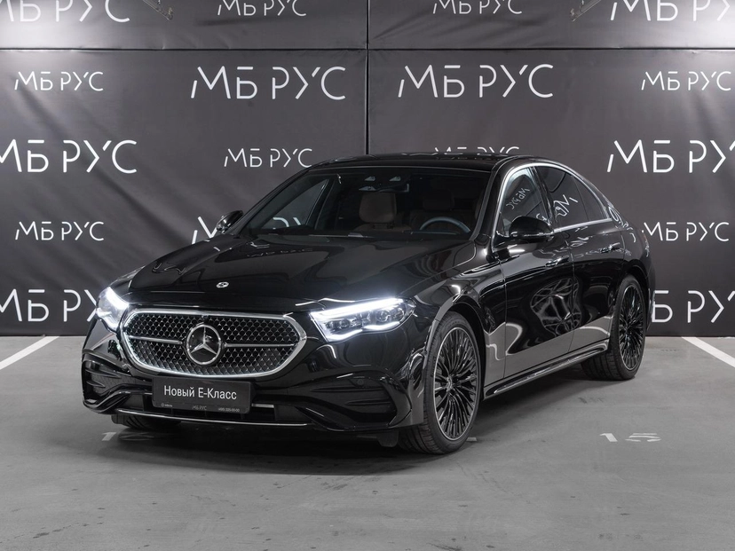 Автомобиль Mercedes-Benz E-Класс VI поколение (W214/S214) 2.0 AT 4Matic (258 л.с.) AMG Line Чёрный 2025 с пробегом 3 705 км