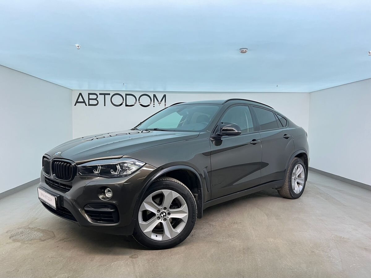 Автомобиль BMW X6 II поколение (F16) 3.0d AT 4WD (249 л.с.) Business Коричневый 2016 с пробегом 150 379 км