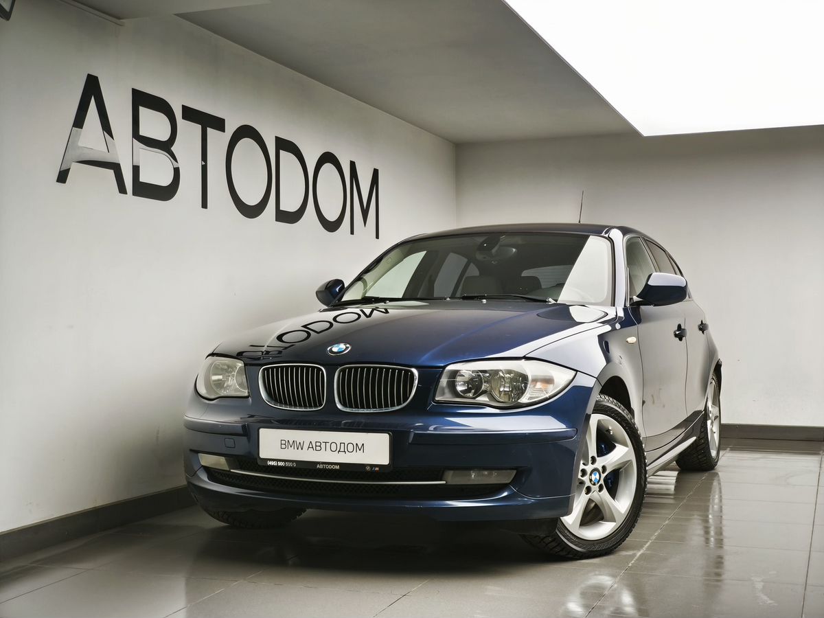 Автомобиль BMW 1 серии I (E81/E82/E87/E88) [рестайлинг] 130 3.0 AT (258 л.с.) Base Синий 2011 с пробегом 161 405 км