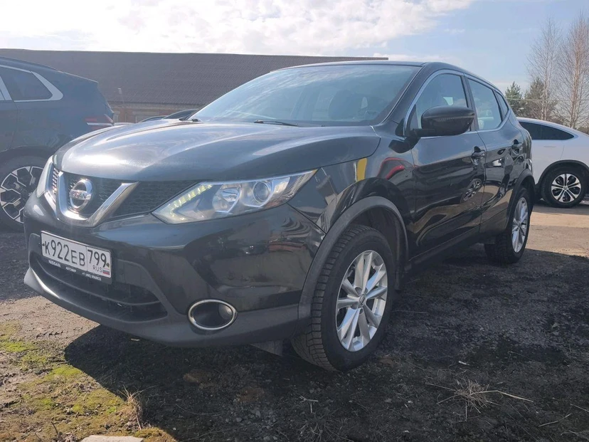 Автомобиль Nissan Qashqai II поколение 2.0 CVT 4WD (144 л.с.) SE Чёрный 2018 с пробегом 158 055 км