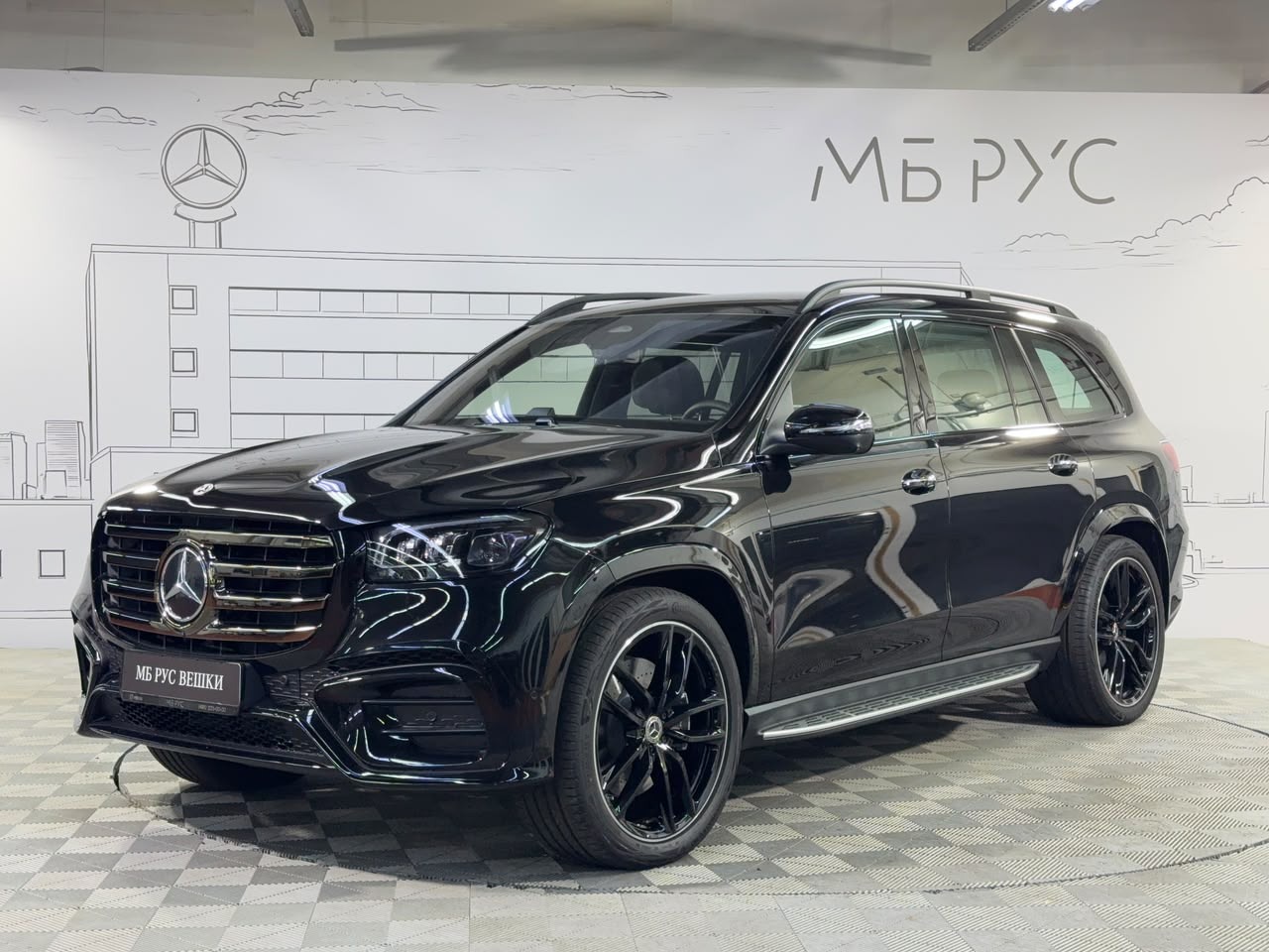 Mercedes-Benz GLS II (X167) [рестайлинг] 450 3.0 AT 4Matic (381 л.с.) Base Чёрный 2026 