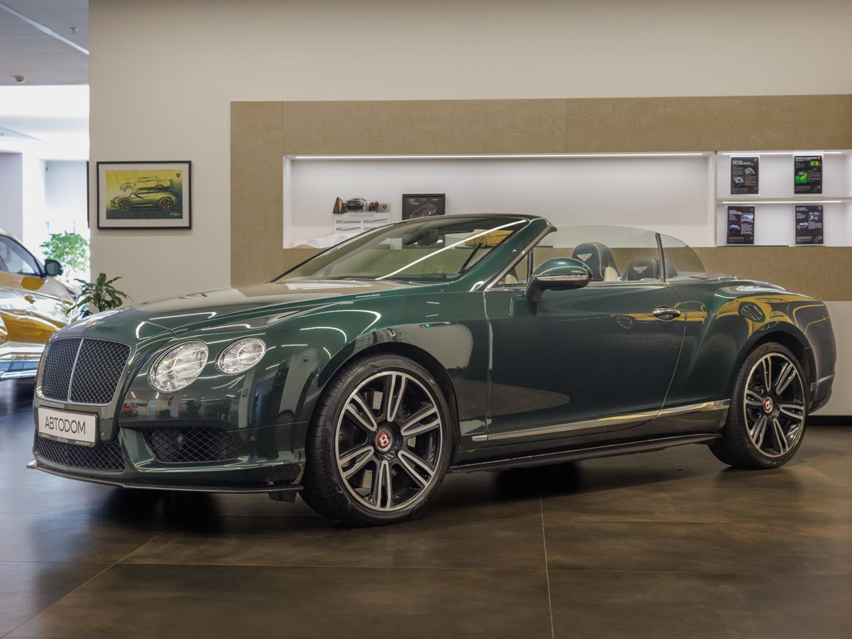 Bentley Continental GT II поколение 4.0 AT 4WD (507 л.с.) Base Зелёный 2013 с пробегом 72 983 км
