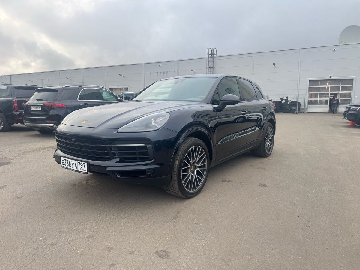 Автомобиль Porsche Cayenne III поколение 3.0 AT 4WD (340 л.с.) Base Чёрный 2021 с пробегом 61 500 км