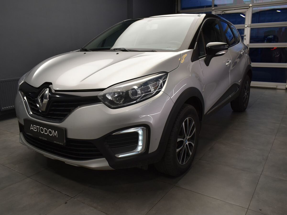 Renault Kaptur I поколение 1.6 MT (114 л.с.) Drive Серебристый 2017 с пробегом 116 000 км