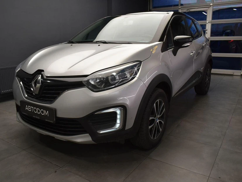 Renault Kaptur I поколение 1.6 MT (114 л.с.) Drive Серебристый 2017 с пробегом 116 000 км