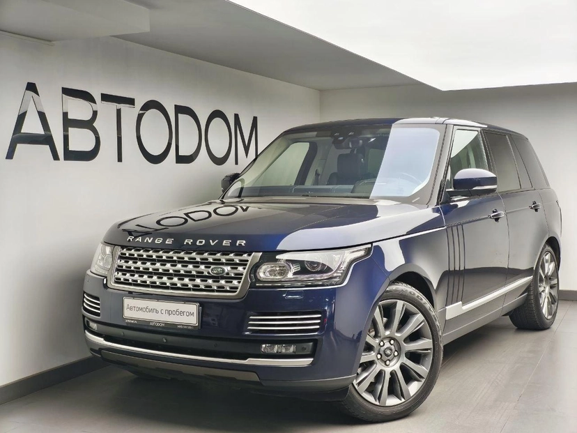 Автомобиль Land Rover Range Rover IV поколение 3.0d AT 4WD (248 л.с.) Vogue SE Чёрный 2017 с пробегом 89 950 км