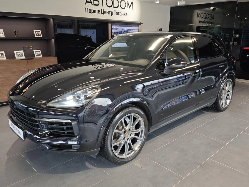 Автомобиль Porsche Cayenne III поколение 3.0 AT 4WD (340 л.с.) Base Чёрный 2019 с пробегом 106 320 км