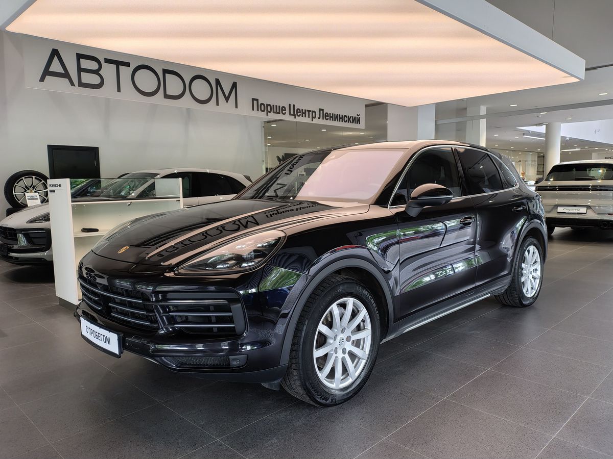 Porsche Cayenne III поколение 3.0 AT 4WD (340 л.с.) Base Чёрный 2018 с пробегом 188 857 км