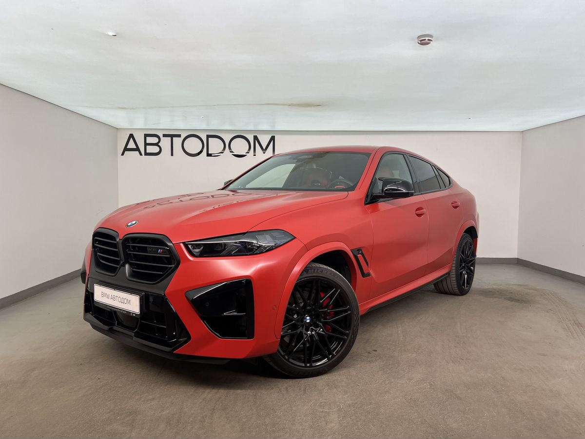 BMW X6 M III (F96) [рестайлинг] 4.4 AT 4WD (625 л.с.) Competition Красный 2023 с пробегом 25 817 км