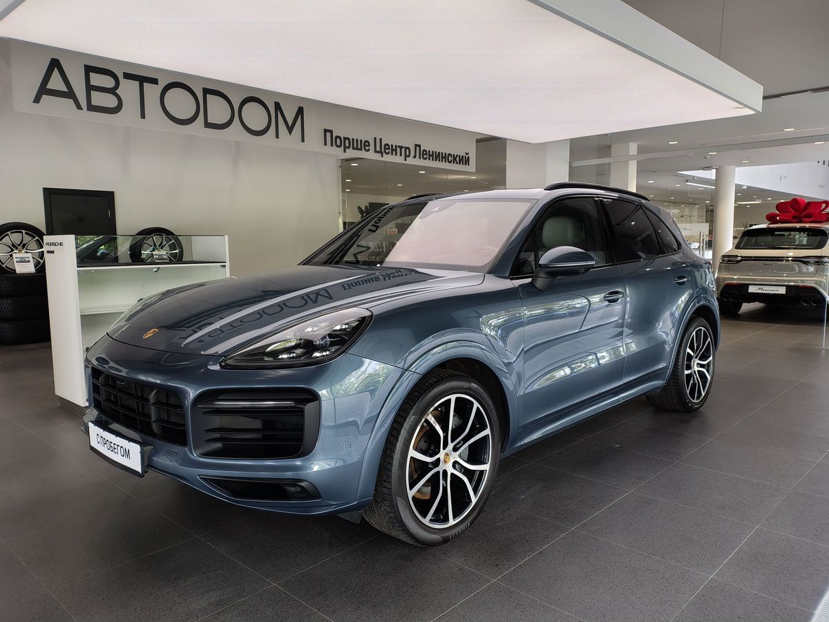 Porsche Cayenne III поколение S 2.9 AT 4WD (440 л.с.) Cayenne S Голубой 2018 с пробегом 122 197 км