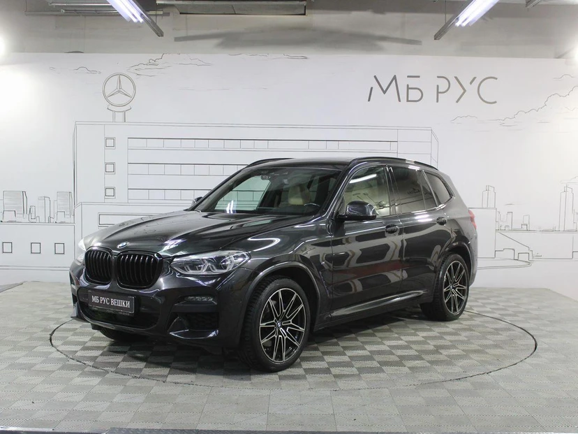 BMW X3 III поколение (G01) 2.0d AT 4WD (190 л.с.) M Sport Серый 2020 с пробегом 104 523 км