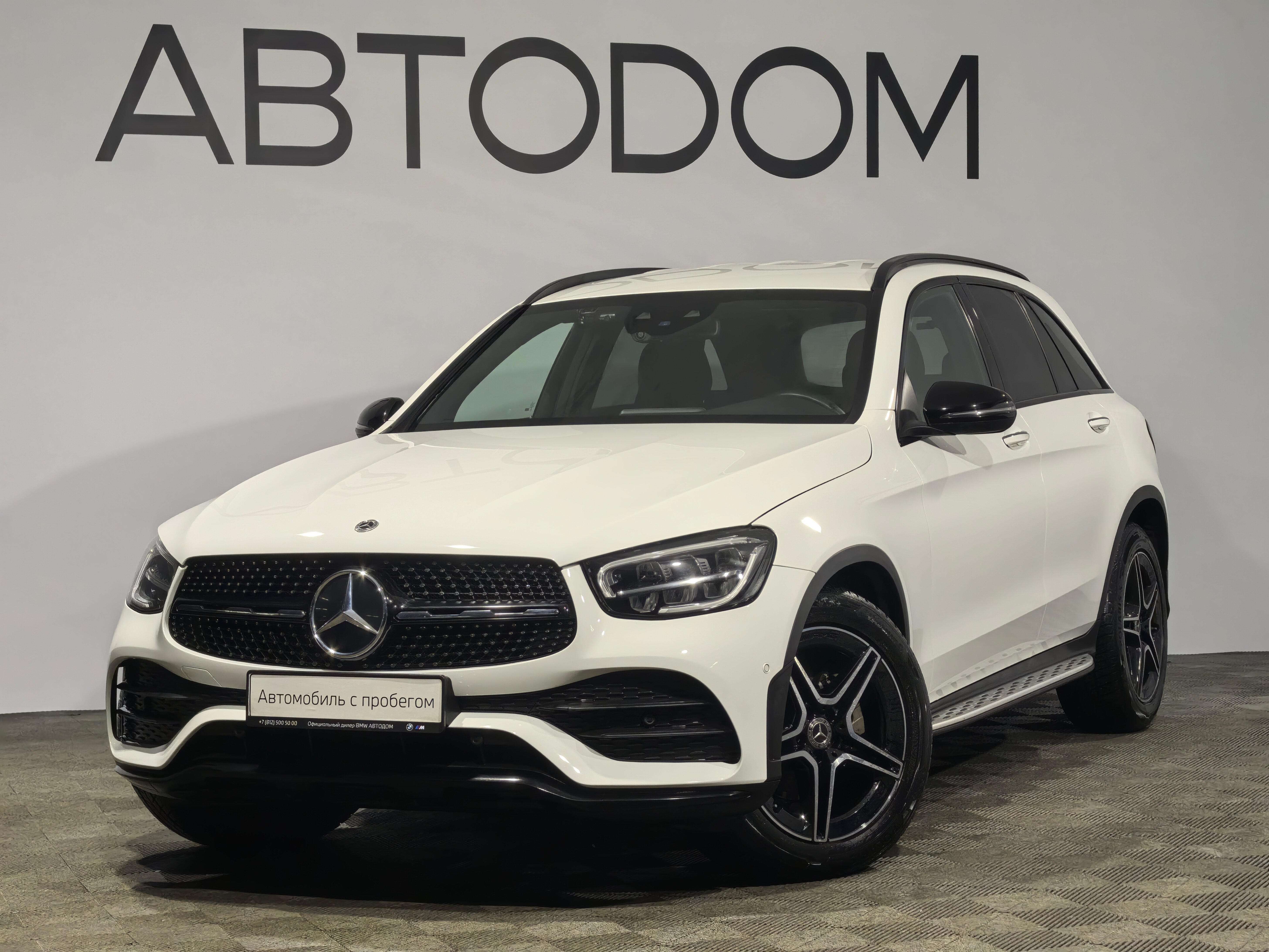 Автомобиль Mercedes-Benz GLC I (X253) [рестайлинг] 300 2.0 AT 4Matic (249 л.с.) Sport Plus Белый 2021 с пробегом 29 900 км
