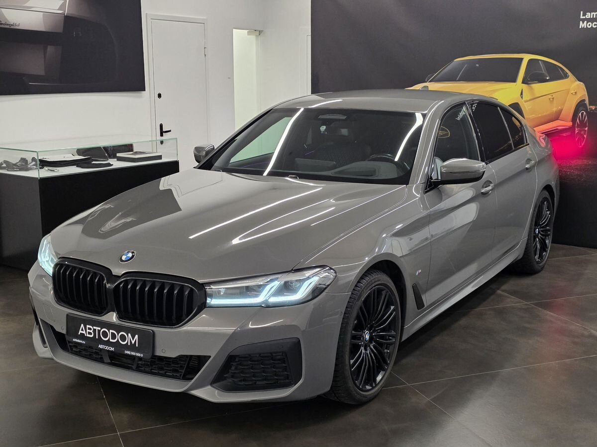 Автомобиль BMW 5 серии VII (G30/G31) [рестайлинг] 530 3.0d AT 4WD (249 л.с.) M Sport Pro Серый 2021 с пробегом 118 577 км