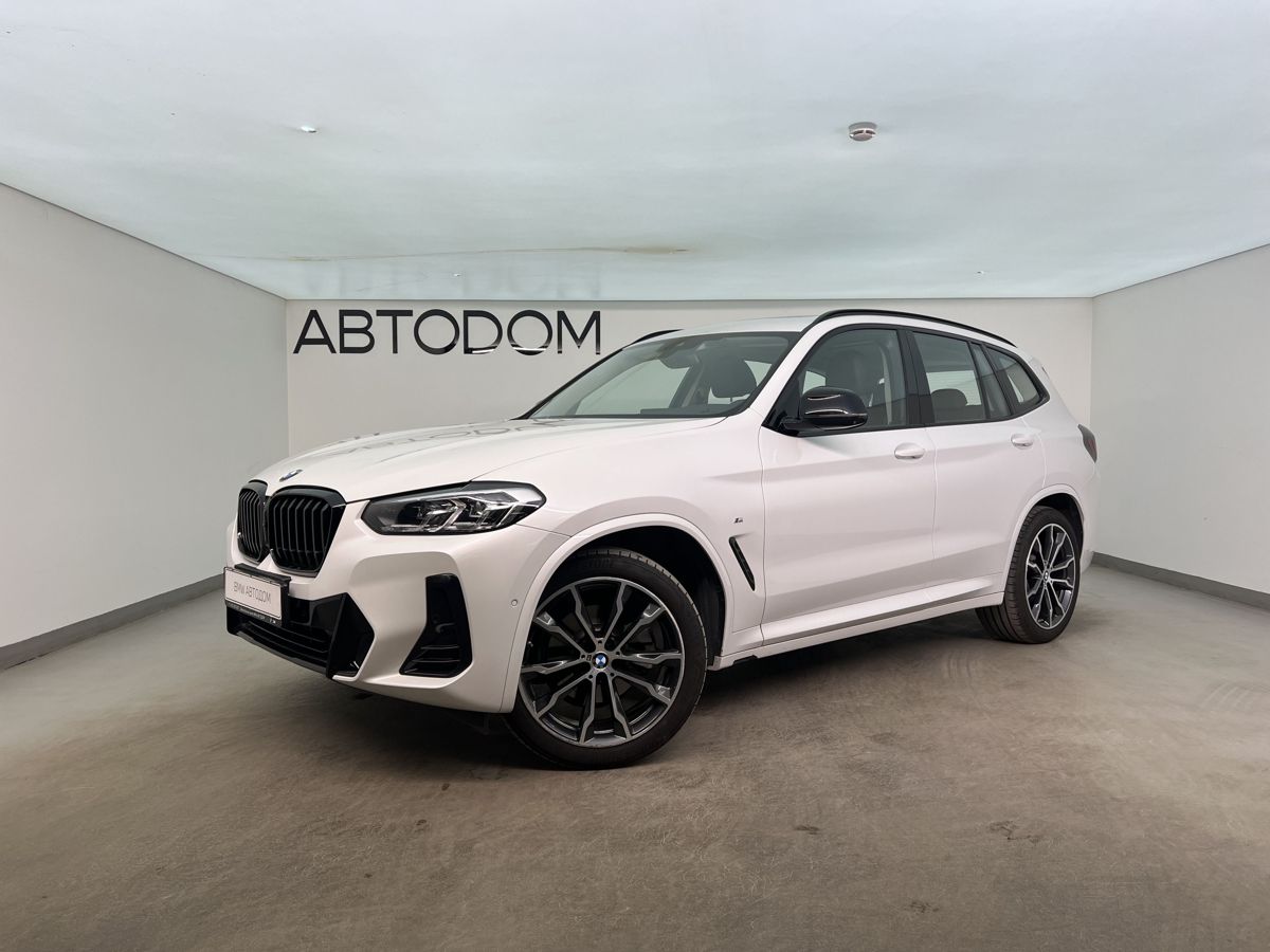 BMW X3 III (G01) [рестайлинг] 2.0 AT 4WD (245 л.с.) Base Белый 2024 с пробегом 30 725 км