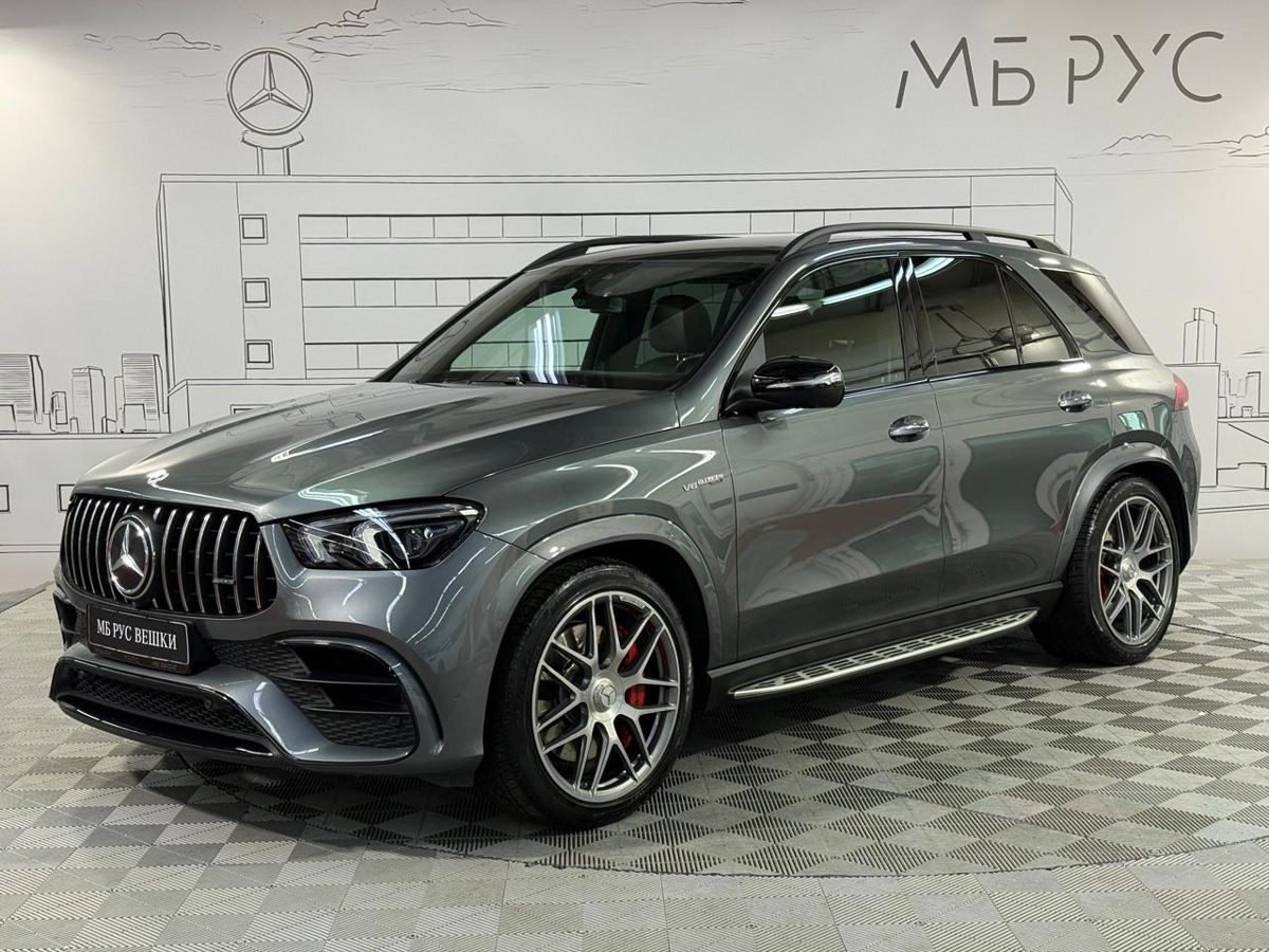 Автомобиль Mercedes-Benz GLE AMG II поколение (V167) 63 AMG 4.0 AT 4Matic (612 л.с.) AMG Серый 2021 с пробегом 80 000 км