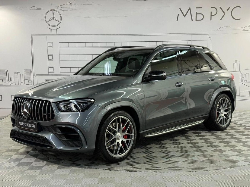 Автомобиль Mercedes-Benz GLE AMG II поколение (V167) 63 AMG 4.0 AT 4Matic (612 л.с.) AMG Серый 2021 с пробегом 80 000 км
