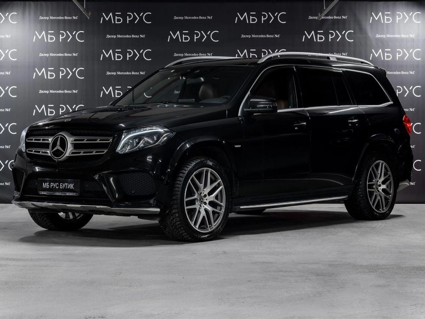 Автомобиль Mercedes-Benz GLS I поколение (X166) 400 3.0 AT 4Matic (333 л.с.) Особая серия Чёрный 2019 с пробегом 34 167 км