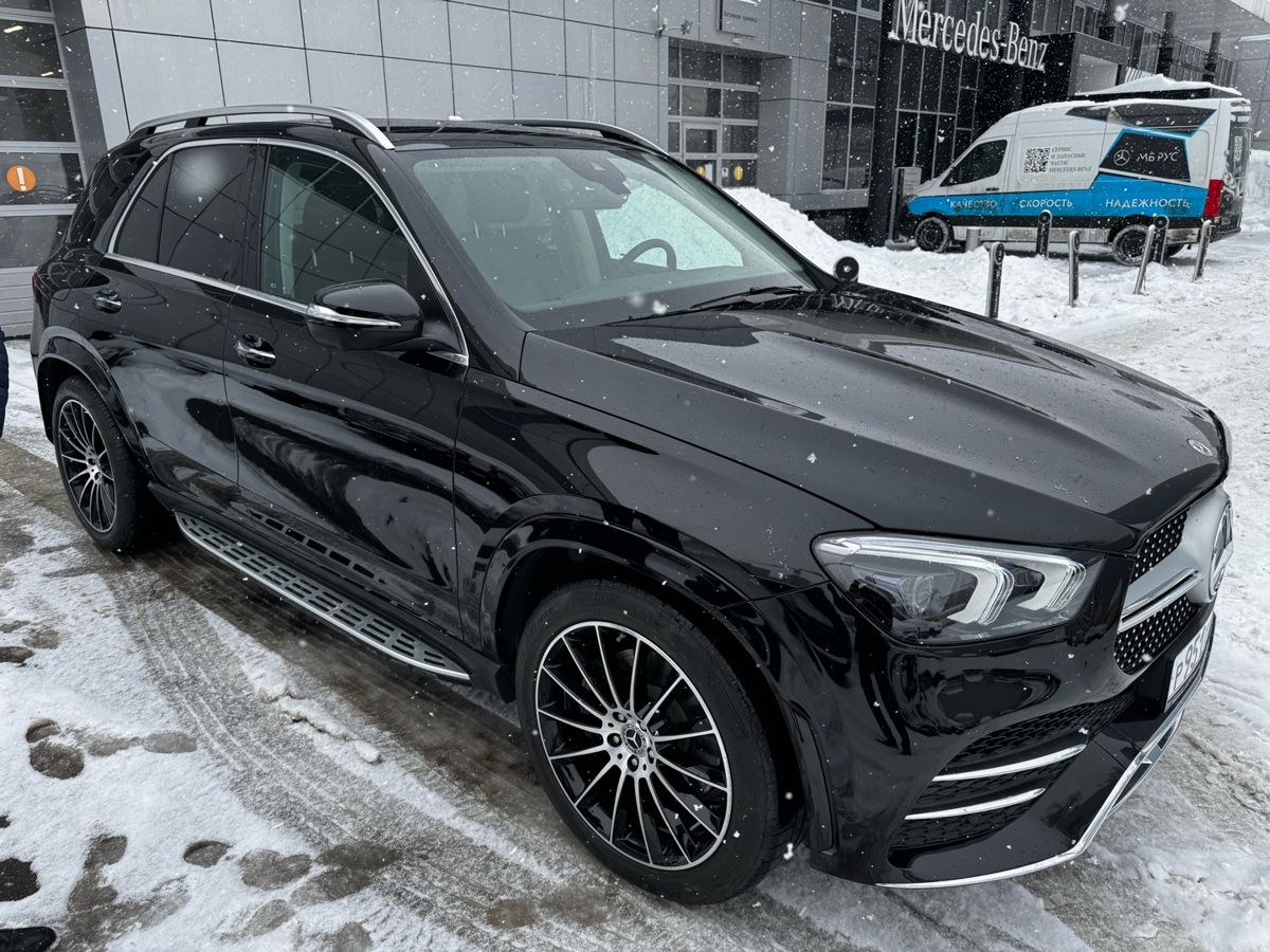 Автомобиль Mercedes-Benz GLE II поколение (V167) 450 3.0 AT 4Matic (367 л.с.) Sport Plus Чёрный 2022 с пробегом 34 800 км