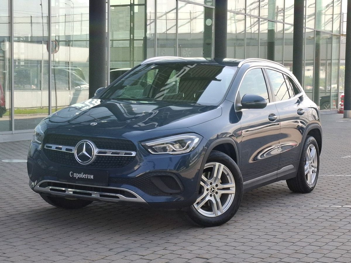 Mercedes-Benz GLA II поколение (H247) 200 1.3 AMT (150 л.с.) Progressive Синий 2020 с пробегом 70 122 км
