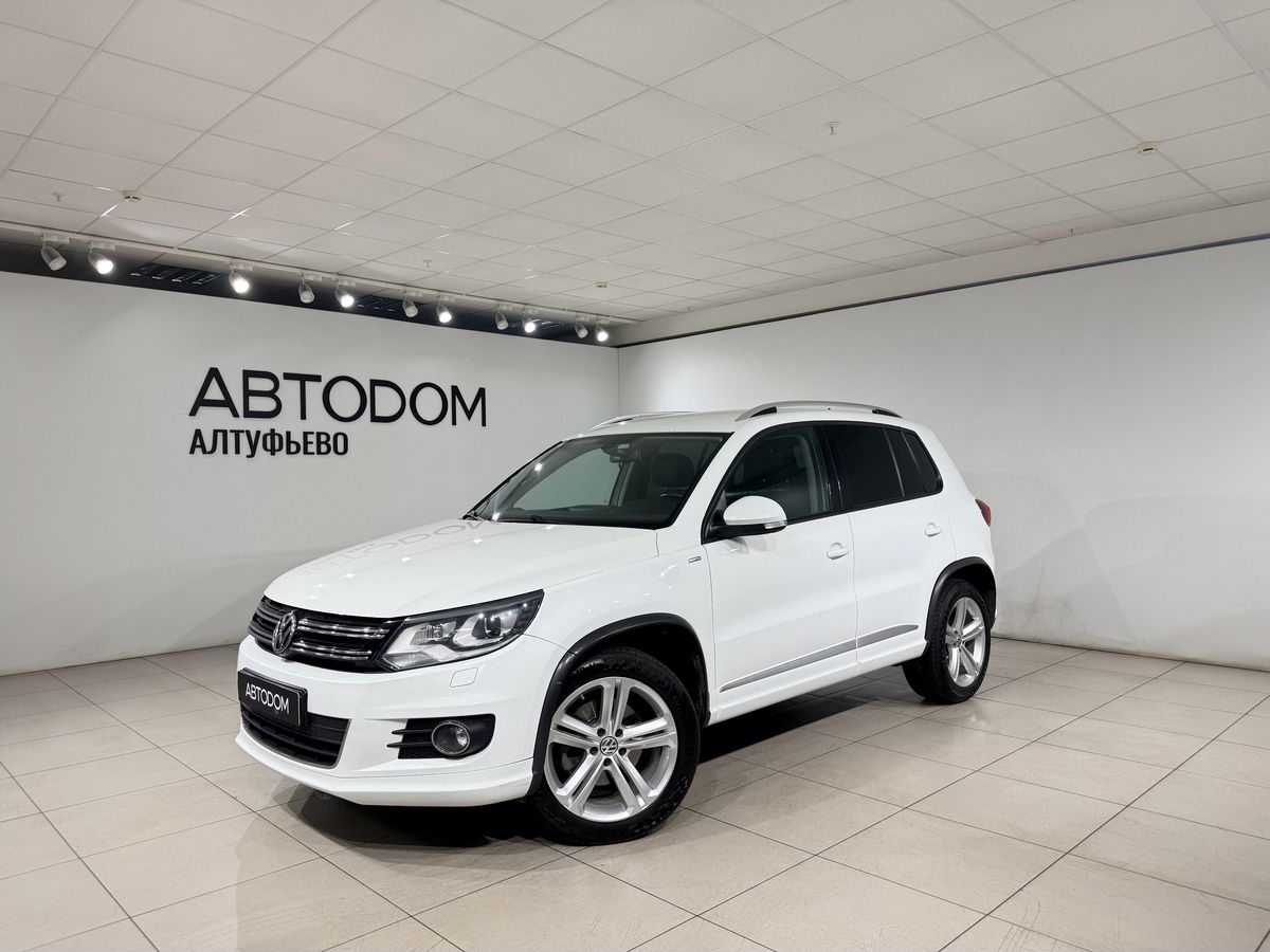 Volkswagen Tiguan I [рестайлинг] 2.0 AT 4WD (180 л.с.) Avenue Белый 2016 с пробегом 125 524 км