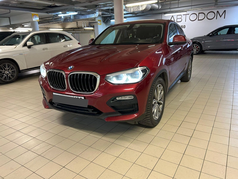 Автомобиль BMW X4 II поколение (G02) 2.0 AT 4WD (249 л.с.) Exclusive Красный 2019 с пробегом 101 960 км
