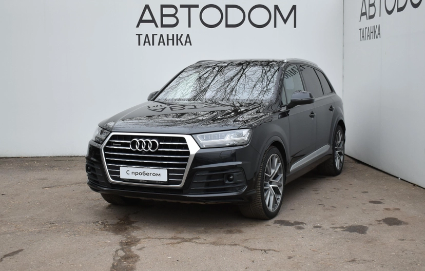 Автомобиль Audi Q7 II поколение (4M) 3.0d AT 4WD (249 л.с.) Business Чёрный 2019 с пробегом 189 032 км