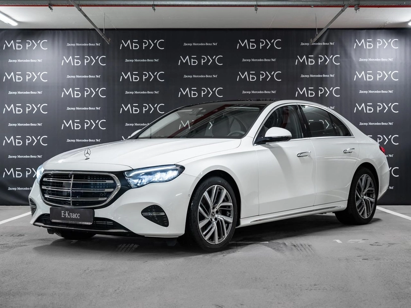Автомобиль Mercedes-Benz E-Класс VI поколение (W214/S214) 2.0d AT 4Matic (197 л.с.) Base Белый 2025