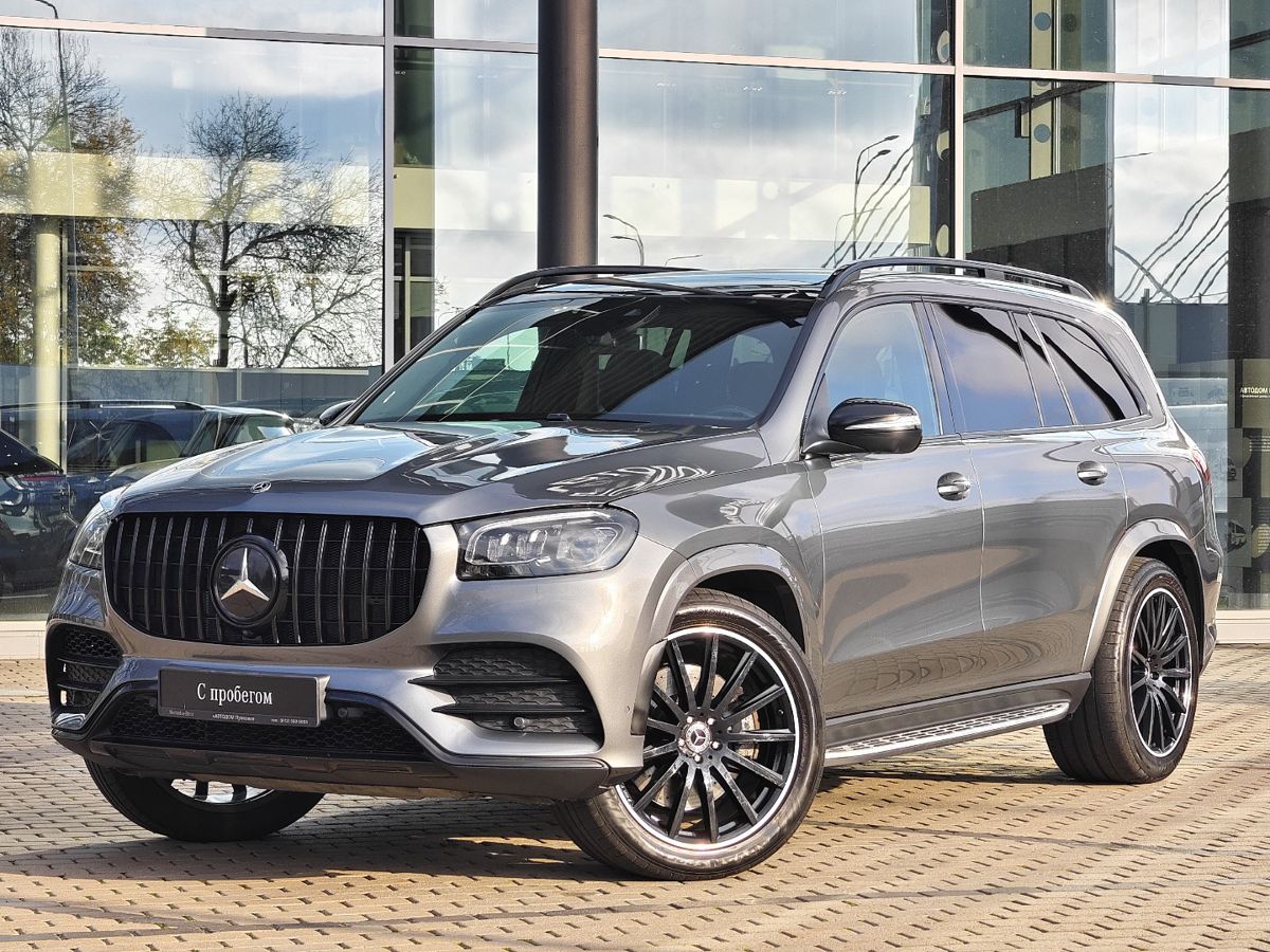 Mercedes-Benz GLS II поколение (X167) 400 2.9d AT 4Matic (330 л.с.) Luxury Серый 2019 с пробегом 140 000 км