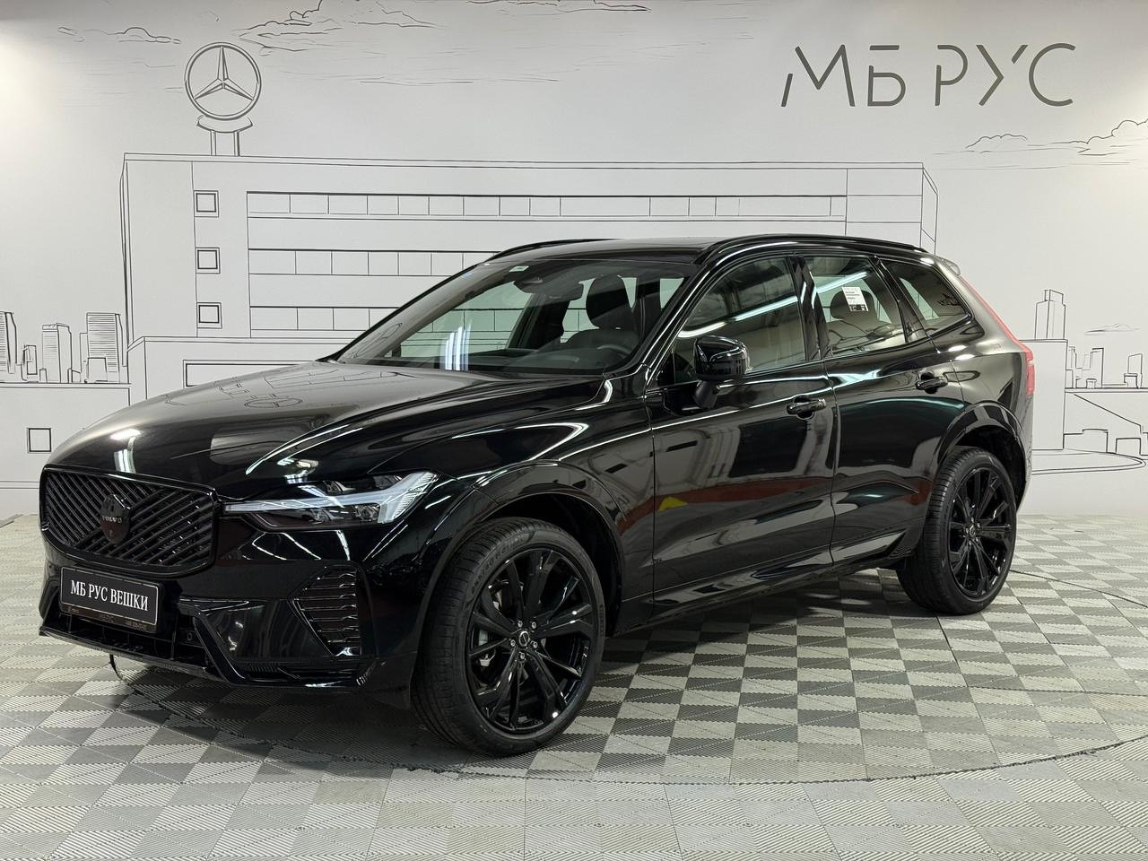 Автомобиль Volvo XC60 II [рестайлинг] 2.0 AT 4WD (249 л.с.) Inscription Чёрный 2025 