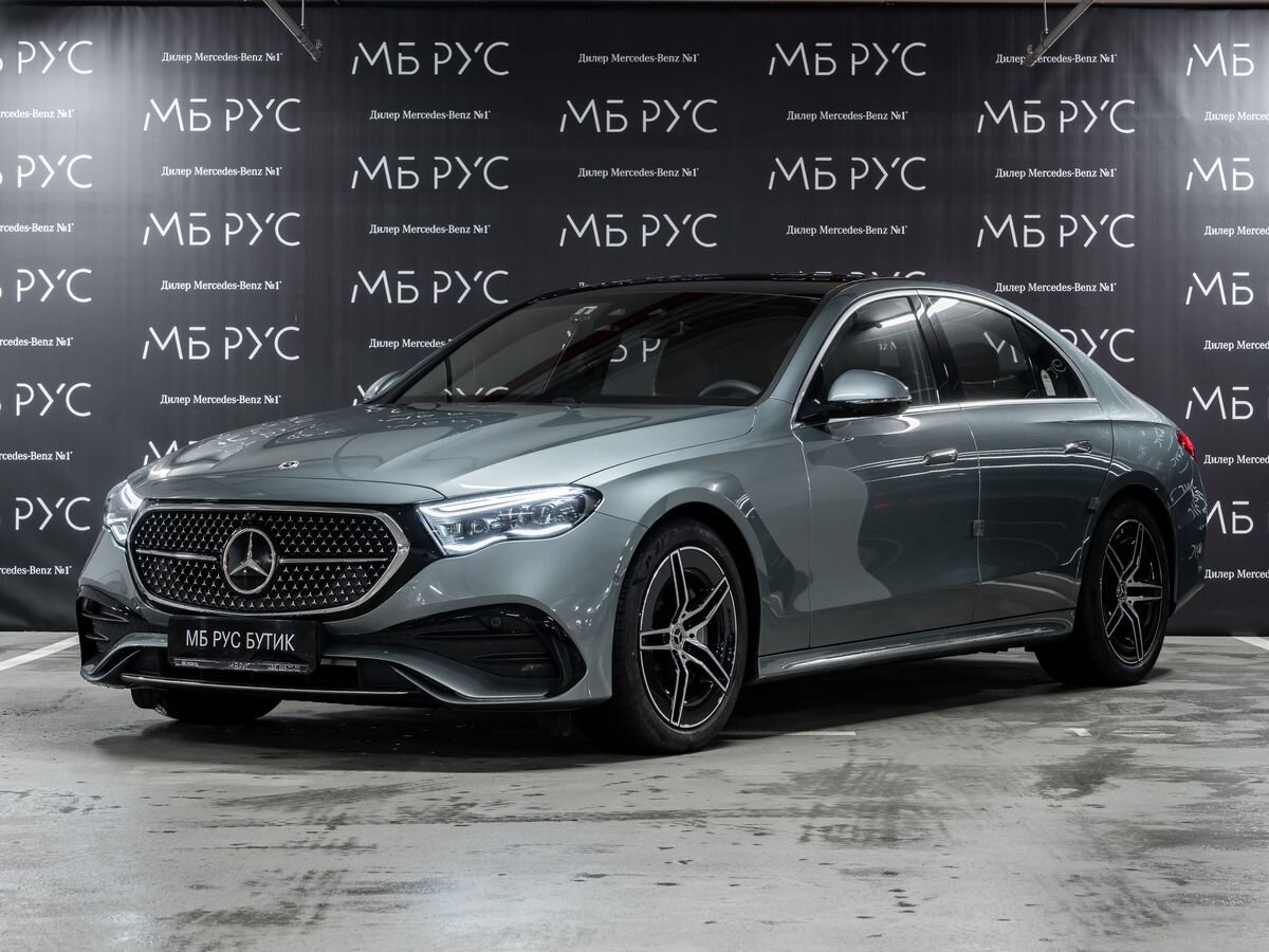 Автомобиль Mercedes-Benz E-Класс VI поколение (W214/S214) 2.0 AT 4Matic (258 л.с.) AMG Line Зелёный 2025 с пробегом 890 км