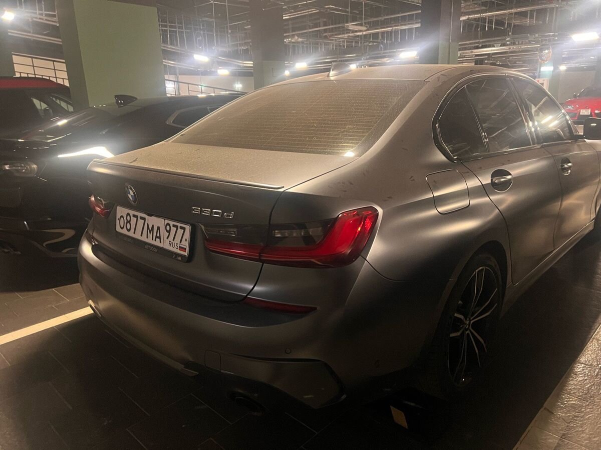 Автомобиль BMW 3 серии VII поколение (G20/G21/G28) 330 3.0d AT 4WD (265 л.с.) M Sport Серый 2019 с пробегом 96 460 км