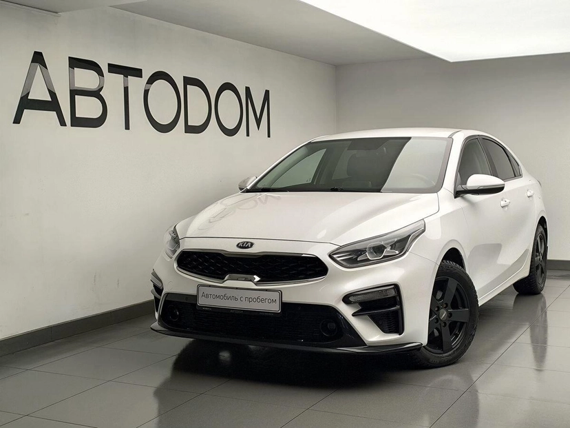 Автомобиль Kia Cerato IV поколение 2.0 AT (150 л.с.) Prestige Белый 2018 с пробегом 91 408 км