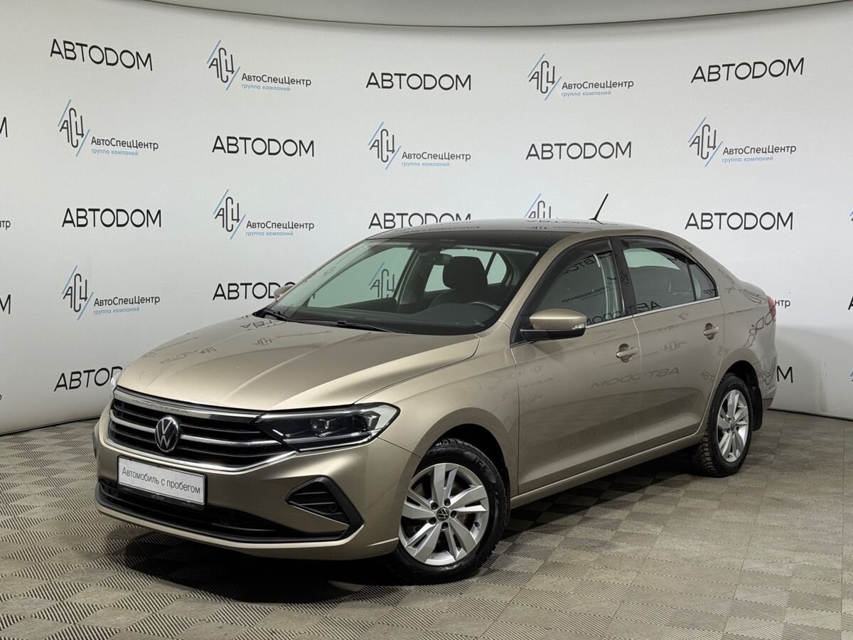 Автомобиль Volkswagen Polo VI поколение 1.4 AMT (125 л.с.) Exclusive Коричневый 2022 с пробегом 85 015 км